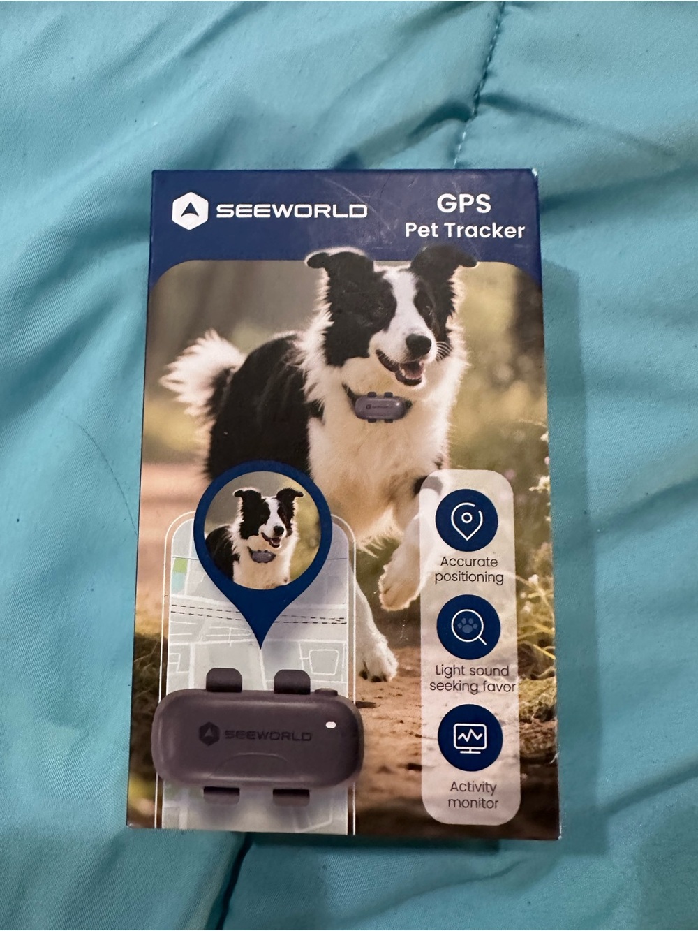 SEEWORLD P2 (LA) GPS Pet Tracker for Dogs & Cats New in Box